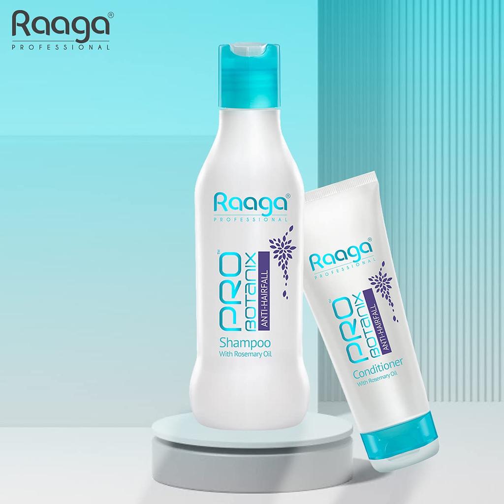 Raaga Professional Pro Botanix Strengthening Shampoo For Daily Care, Breakage Control, Unisex, Gentle Cleansing, 200 Ml