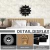 Деревянная подставка для кристаллов Черная настенная плавающая полка для стены Драгоценные камни Статуэтки Искусство Маленькие растения Свечи Домашний декор