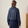 Women's Full Zip Wool Cardigan Sweater