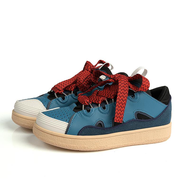 Luxury Men Designer Shoes Hot Sale Fashion Leopard Print Skateboard Shoes Platform Man Vulcanized Sneakers Zapatillas De Hombre