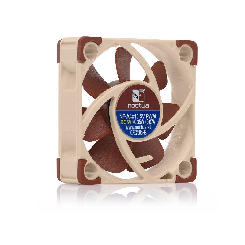 Noctua NF-A4x10 PWM 3pin/4pin 12V/5V Корпусный вентилятор 40x40x10мм Тонкий вентилятор PWM Интеллектуальное управление температурой Ультрамалый вентилятор