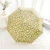 Fresh Flowers and Rain Dual-purpose Parasol Folding Automatic Umbrella for Women's Ultraviolet Sun Protection Sun Umbrella