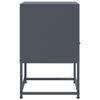 Vidaxl Szafki Nocne, 2 Szt., Antracytowe, 36X39X60,5 Cm, Stal