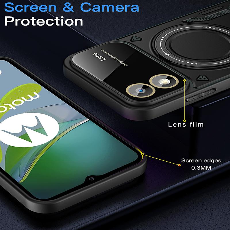 Противоударный чехол-броня для телефона Motorola Moto G30 G32 G34 G53 G60 G84, противоударный, с держателем-кольцом для пальца, магнитная крышка, Capa G53 Cases