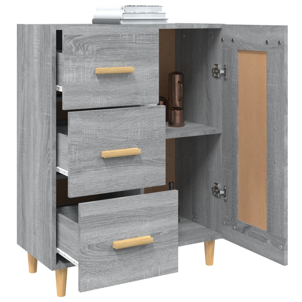 Sideboard Gray Sonoma 69.5 x 34 x 90 cm Particleboard