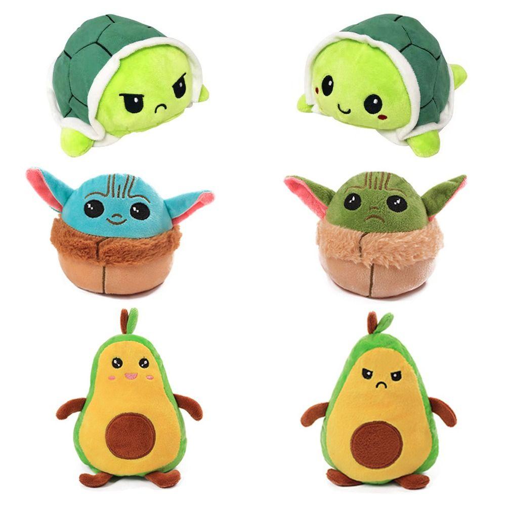 Подарки 15 см Двусторонняя кукла Черепашка Грум py Mood Flip Мягкие игрушки Мягкая игрушка Двуликая кукла