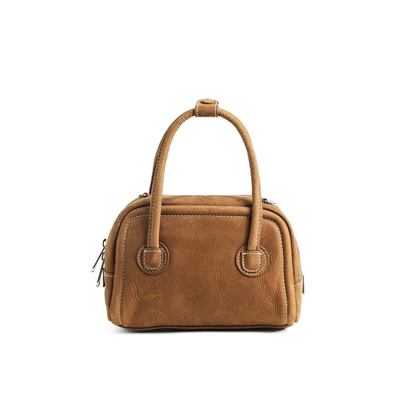 Women's Versatile Handbag Cowhide New Exquisite Niche High-end Small Bag Women's Autumn and Winter Messenger Bag Women
