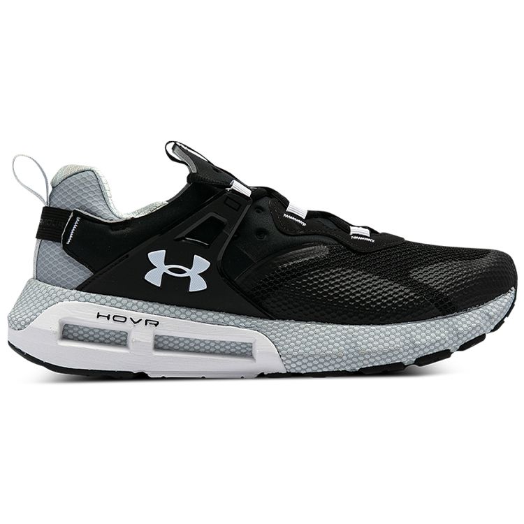 Under Armour HOVR Mega 1 Movement Durable Mesh Low Top Casual Running Shoes Men Sneaker Black Gray 3023594-005