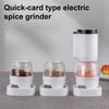 Электрическая мельница для соли и перца, перезаряжаемая, регулируемая, для специй, автоматическая перечница, кухонный подарок на новоселье
