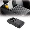 with Cup Holder Center Console Armrest Cushion PU Leather Car Armrest Pillow  Universal
