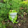 Cute Small Frog Statue Resin Crafts Animal Ornament  Micro-landscape Accessories
