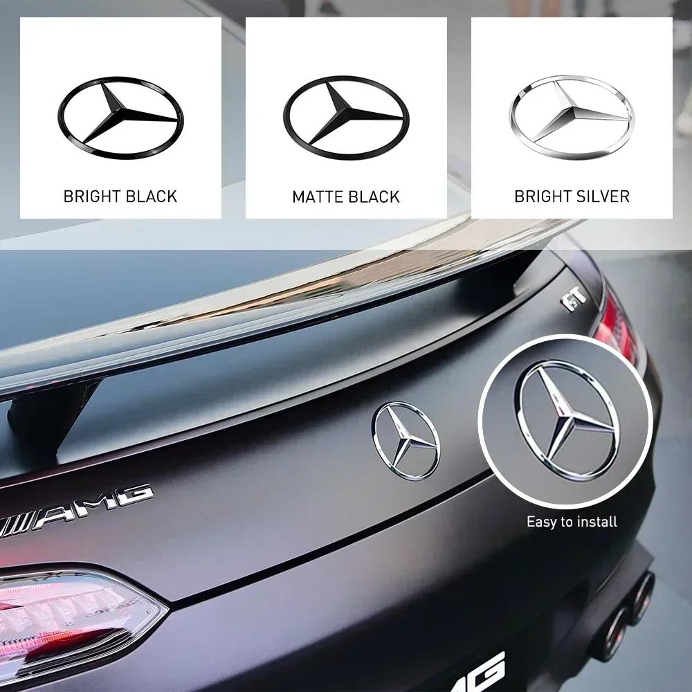 Для Mercedes Benz ABS Автомобильная наклейка-эмблема на задний багажник Для Mercedes Benz W211 Самый старый E-класс До 2010 года A2117580058 Логотип Mercedes