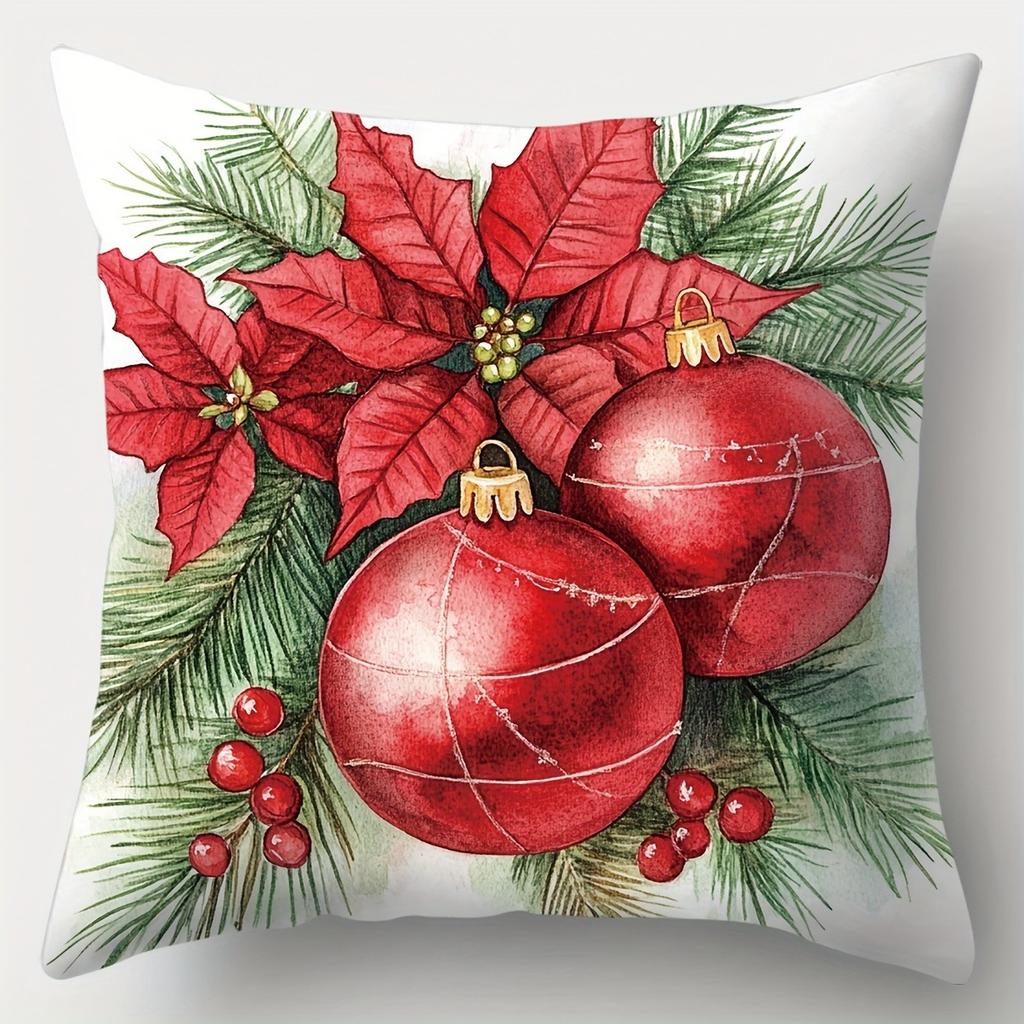 Рождественское украшение наволочка Пряничный снеговик машина Рождественская елка наволочка с принтом наволочка для диванной подушки украшение для дома