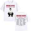 Футболка Bruno Mars The RoUnisextic Tour для унисекс женщин Хип-хоп Уличная одежда Оверсайз Топы 100% Хлопок Футболка BM6