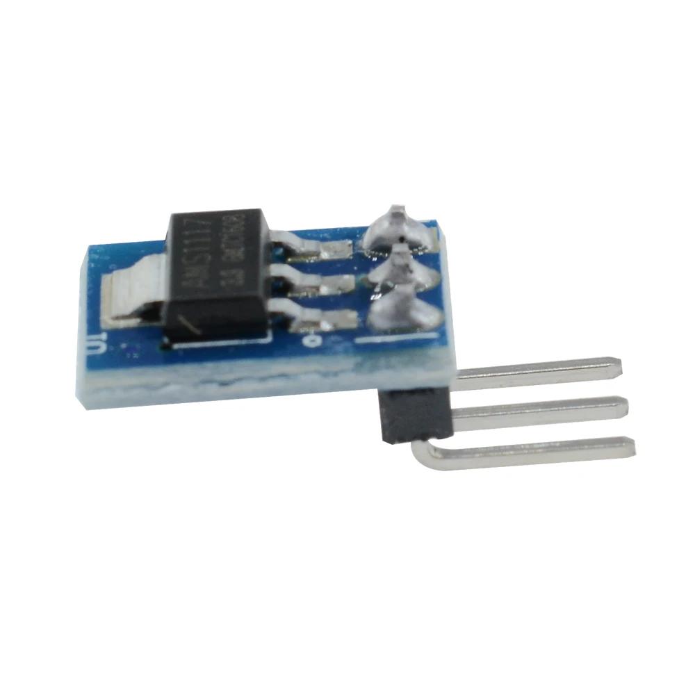 10pcs 5V To 3.3V DC-DC Step Down Power Supply Buck Module AMS1117 800MA Automatic Adjustable Boost Board Start Limit Voltage