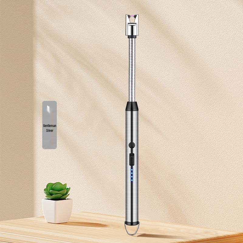 Новая USB-C ветрозащитная дуговая импульсная кухонная зажигалка с перезаряжаемым аккумулятором