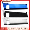 Наклейка-накладка из нержавеющей стали на панель кнопки переключателя фар для Nissan Kicks 2017 -