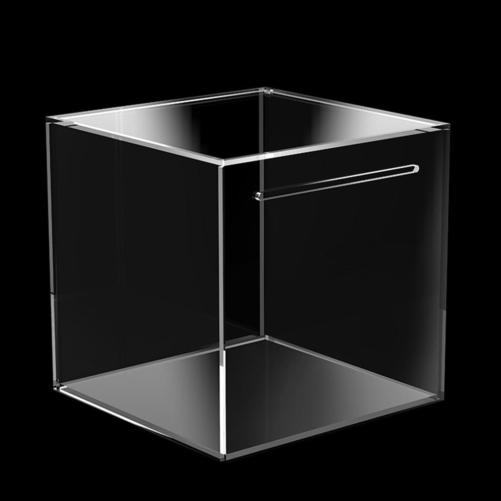 Acrylic Transparent Money Jar Clear View Savings Progress One Way Coin Slot Home Decoration