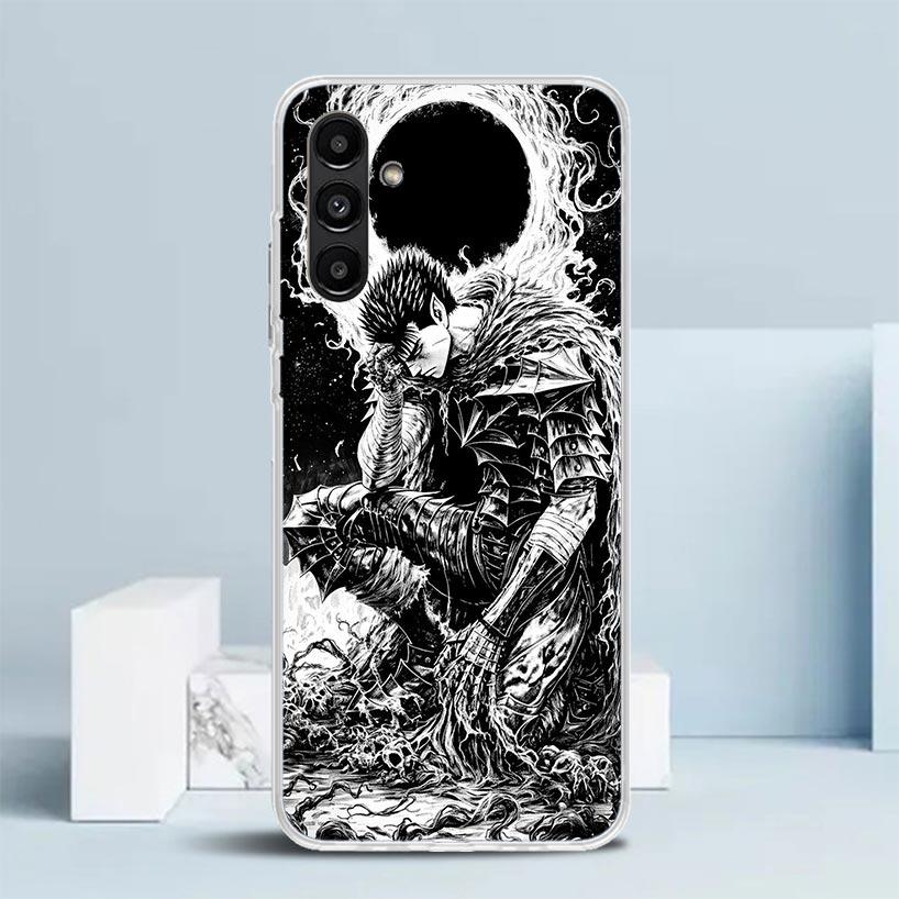 Черно-белый Чехол G-Guts B-Berserks для Samsung Galaxy A17 A37 A57 A16 A26 A36 A56 A15 A14 A55 Чехол для телефона A13 A53 A25 A35 A24 A3