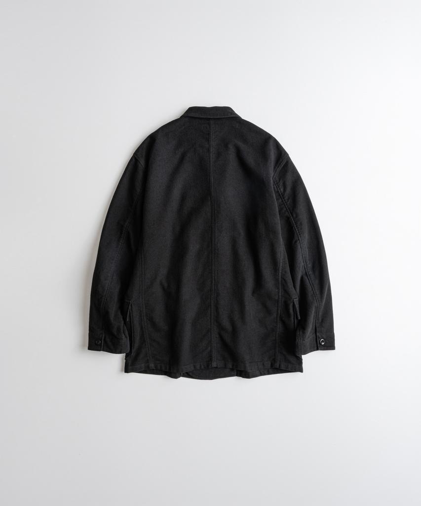 BEHEAVYER Soft Moleskin French Db Jacket Faded Black