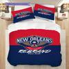 New Orleans Pelicans Bold Team Spirit Bedding(1 * duvet cover + 2 * pillowcase, without core)Soft and comfortable Bedding set Christmas birthday gift