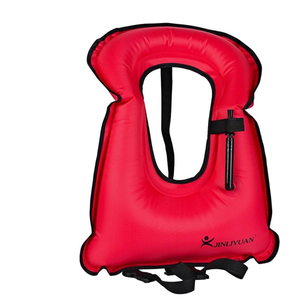 Inflatable Inflatable Swim Vest Diving Snorkeling Outdoor Safety Swimming Jackets Lightweight Adjustable Swim Life Saving Vest