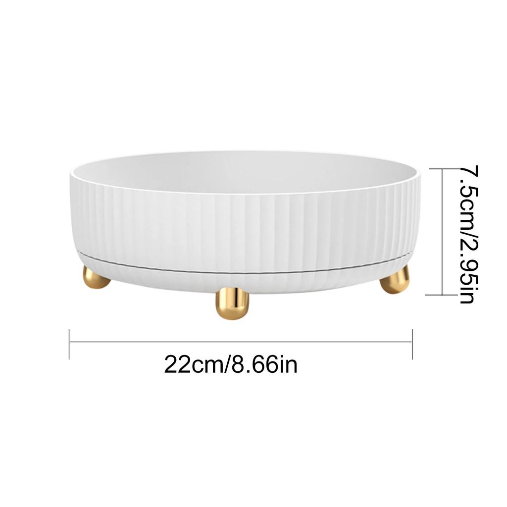 Вращающаяся на 360 градусов нескользящая полка для специй, поворотный стол для шкафа для хранения с широким основанием, вращающийся органайзер для кухни и ванной комнаты