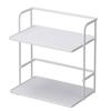 RAW2 Seasoning Rack, 20cm Wide, 2 Tiers, White, 8910791