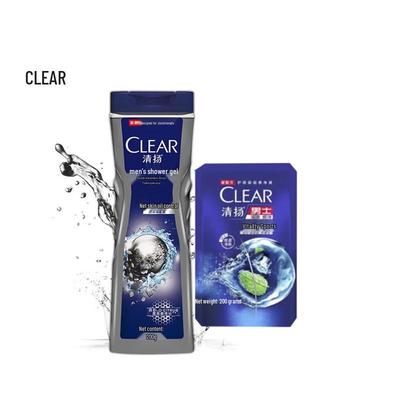 Набор освежающего геля для душа и шампуня Clear для контроля жирности кожи головы