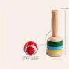 1pc Wooden Skills Cup,Throw and Catch Ball,Traditional Game for Kids Hand Eye Coordination Educational Game, Exercise The Brain