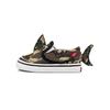 Slip-On V Toddler Camo Shark Baby Sneakers Brown Black True-White VN0A7Q4ZASB