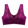 Sexy Large Size Bras for Women Push Up Bras Front Closure Brassiere Femme Wireless Lace Bras Intimate Lingerie