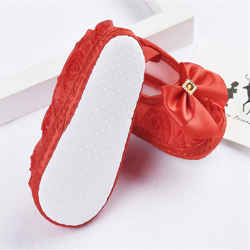 Детская обувь с кружевом и бантом для девочек, модные детские первые ходунки, обувь для новорожденных, летняя и весенняя обувь для маленьких девочек