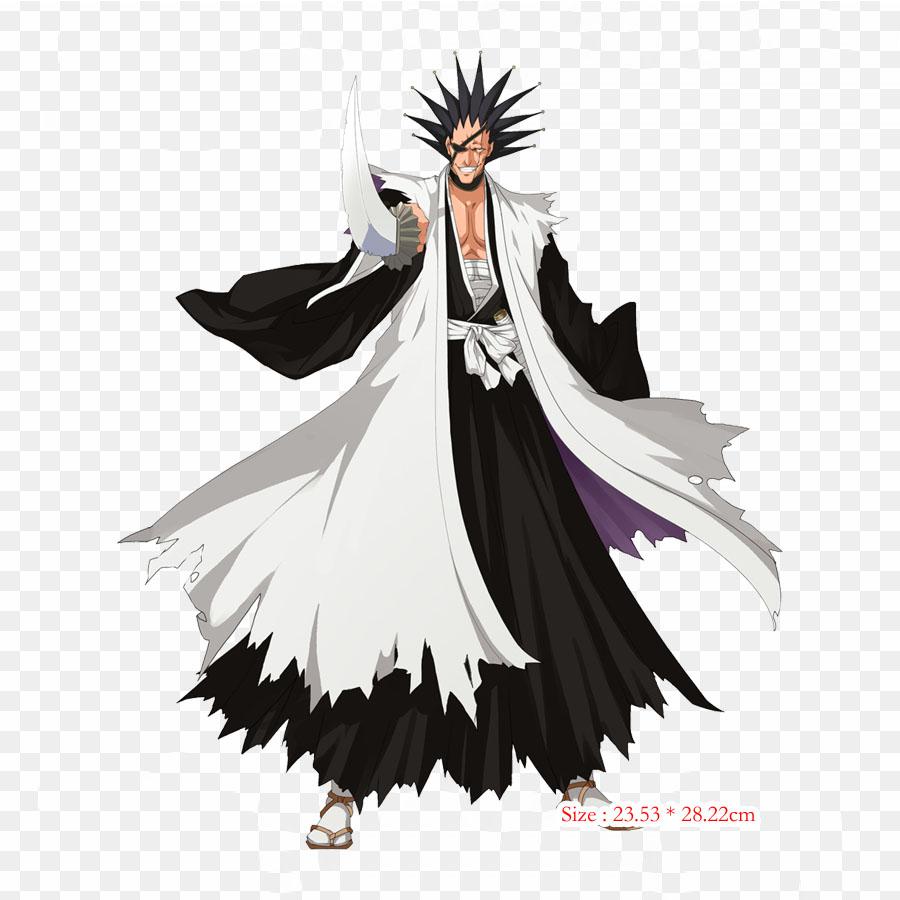 Zaraki Kenpachi Kenpachi Zaraki Ichigo Kurosaki Anime Lron On Patches For Clothes Bag Tshirt Heat Transfer Stickers Stripes Appliques