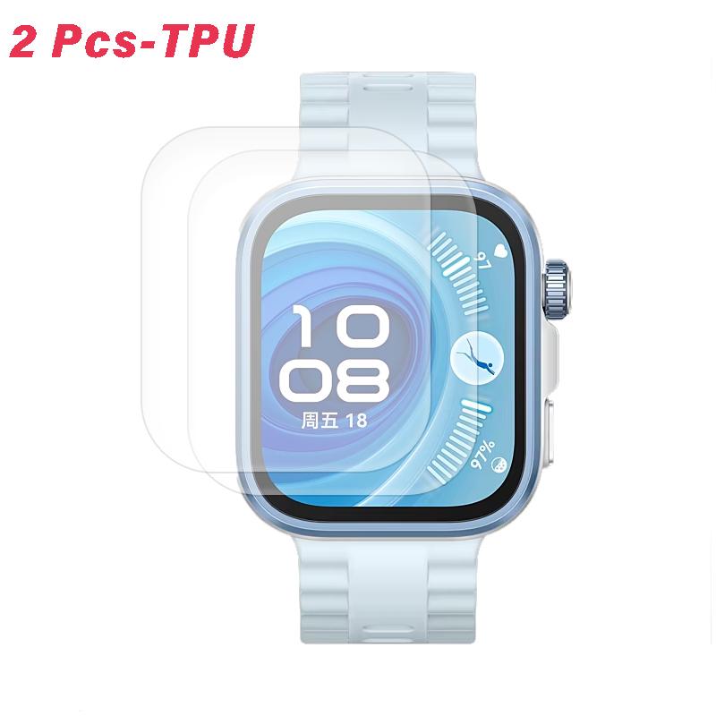 1/2 шт. Защитная пленка для экрана для Huawei Watch Fit 4, противоударное закаленное стекло, защитная мягкая TPU для Huawei Watch Fit 4 pro