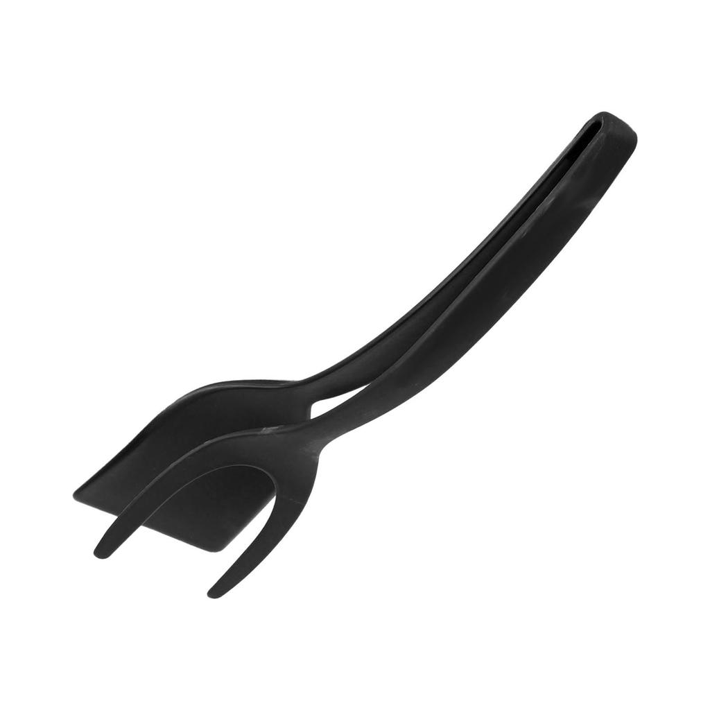 2-In-1 Nylon Grip Flip Tongs Egg Spatula Tongs Steak Spatula Tongs Clamp Pancake Fried Turners Kitchen Accessories Making Tool