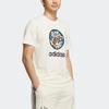 adidas Neo X Keith Haring Повседневная спортивная футболка с логотипом совместного бренда с короткими рукавами Топы унисекс Белого цвета HD7265