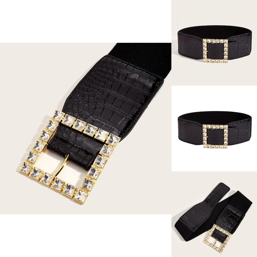 Vintage In Spired Slim Fit Leather Waist Belt With Metal Clasp For Women Dresses And Fashion