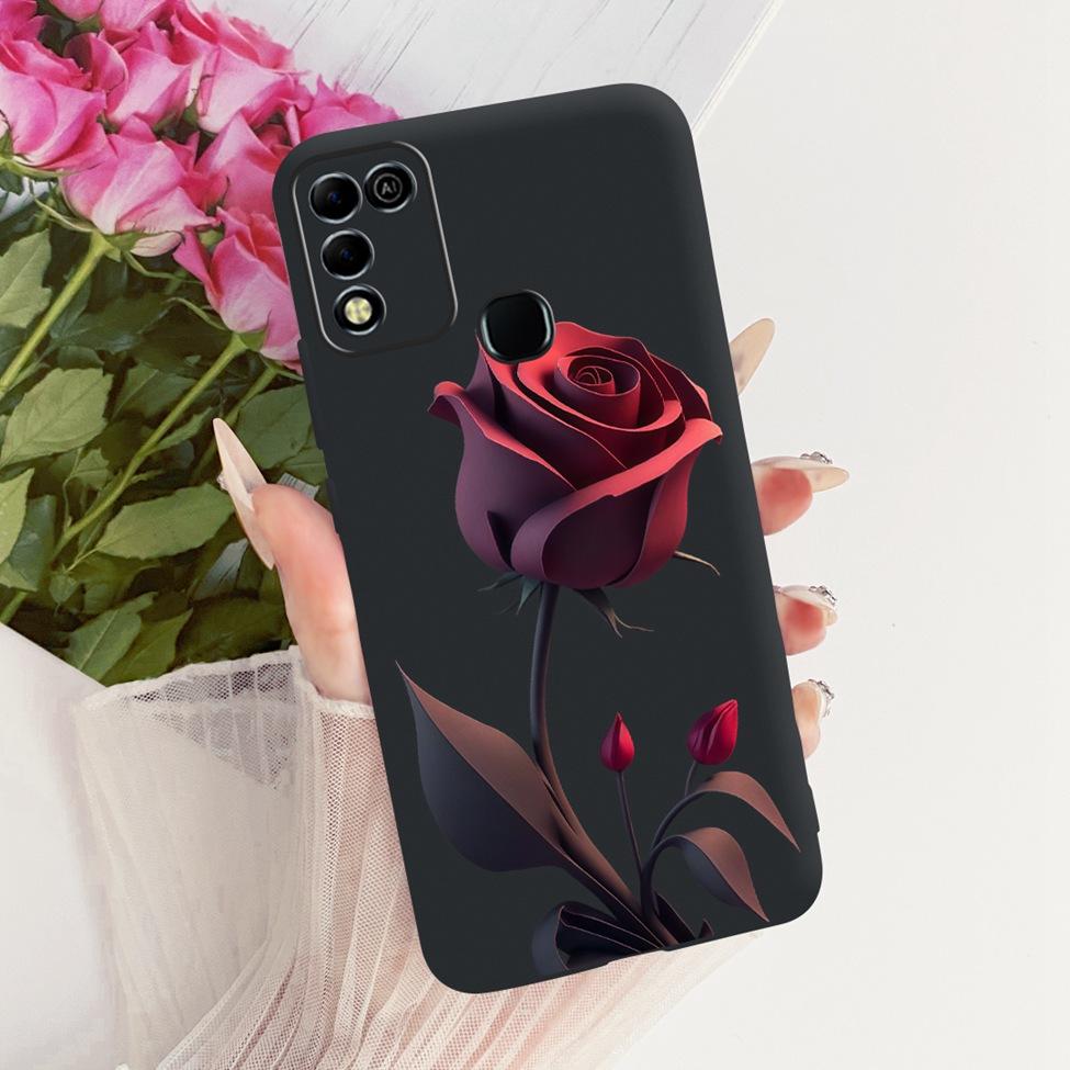 Чехол для Infinix Hot 11 Play Чехол Роскошный Модный Забавный Милый Расписной Силиконовый Чехол для Телефона для Infinix Hot 11Play