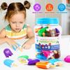 Игрушки для изучения алфавита ABC, буквы, игра-пазл на сопоставление животных, сортировка по цветам мороженого, развивающая деятельность Монтессори, детские игрушки