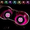 2 Pcs 7 Colors Car Led Cup Holder Light Mats Car Coasters Bottle Atmosphere Light Constellation Backlight Led Cup Holder