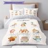 Peter Rabbit Art Pattern Bedding Home Decoration Birthday Gift ( 1 duvet cover + 2 pillowcase, without core),fan merchandise.