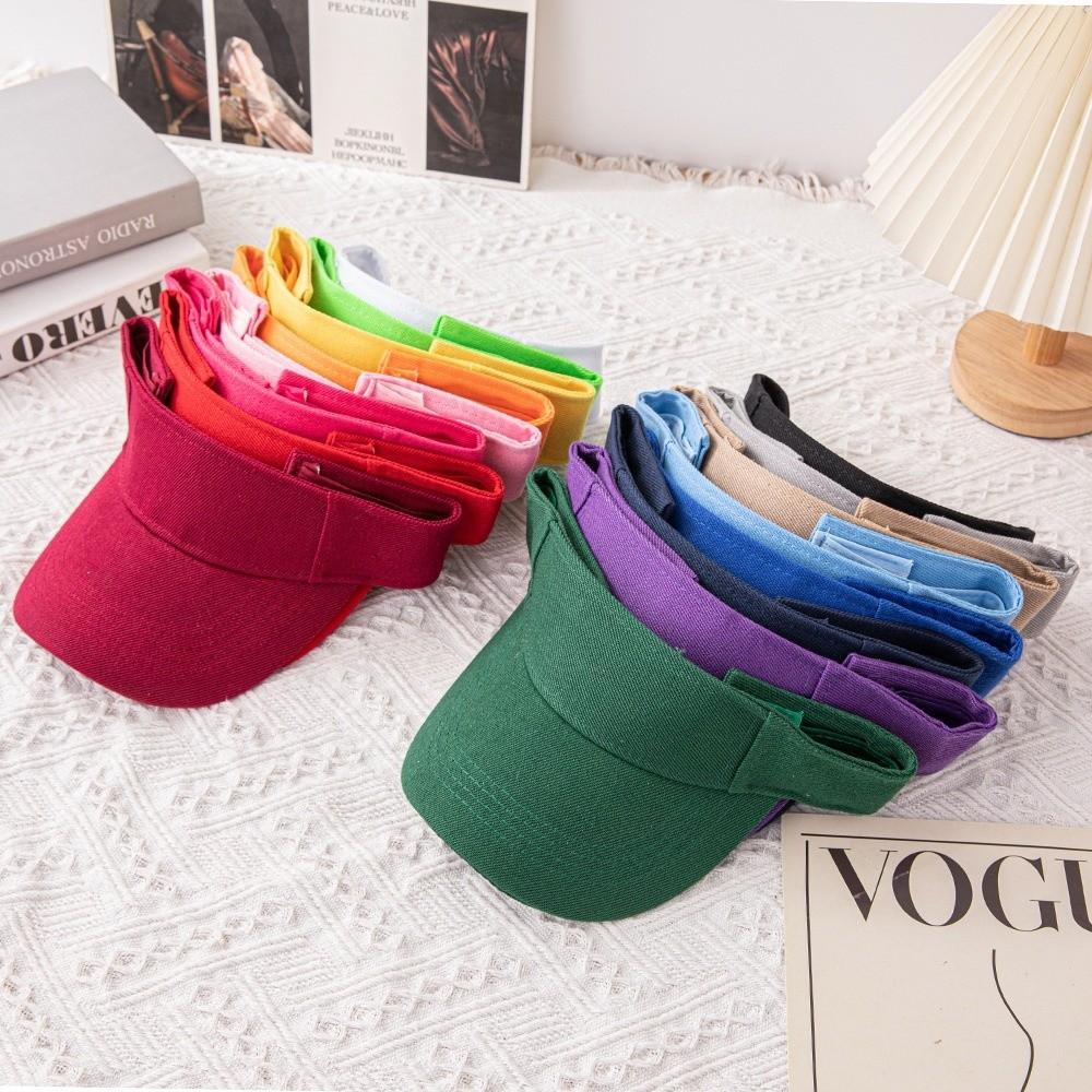 Solid Color Baseball Cap Breathable Duck Tongue Hat High Quality Sun Visor Caps Outdoor Sport