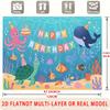 Party Backdrop Multicolor Photo Booth Background Wall Decor