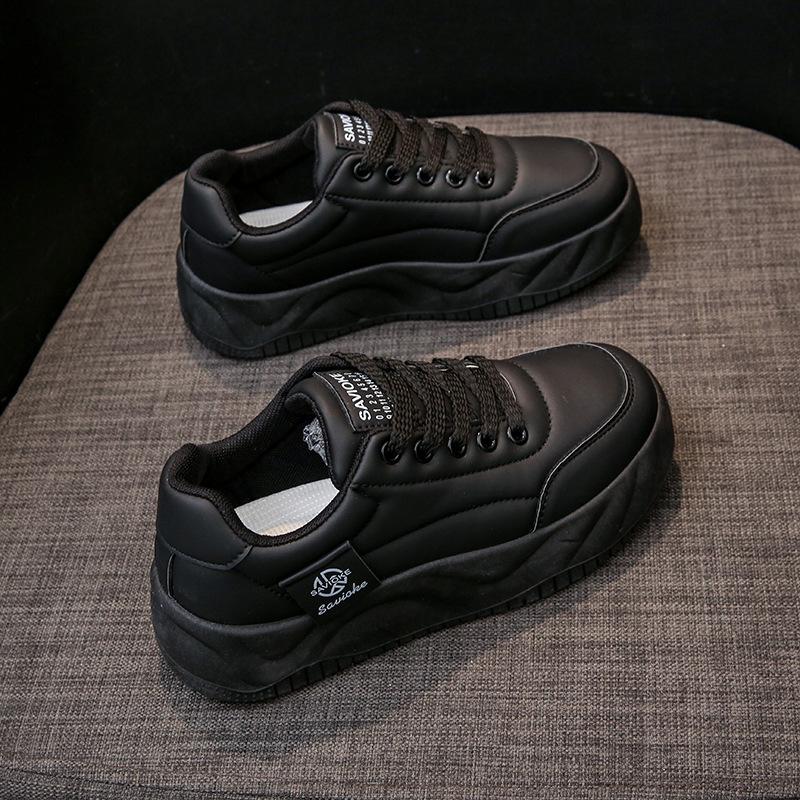 Модная весенняя обувь новая универсальная модная удобная женская обувь для студентов, увеличивающая рост, спортивная обувь на платформе, простая повседневная обувь