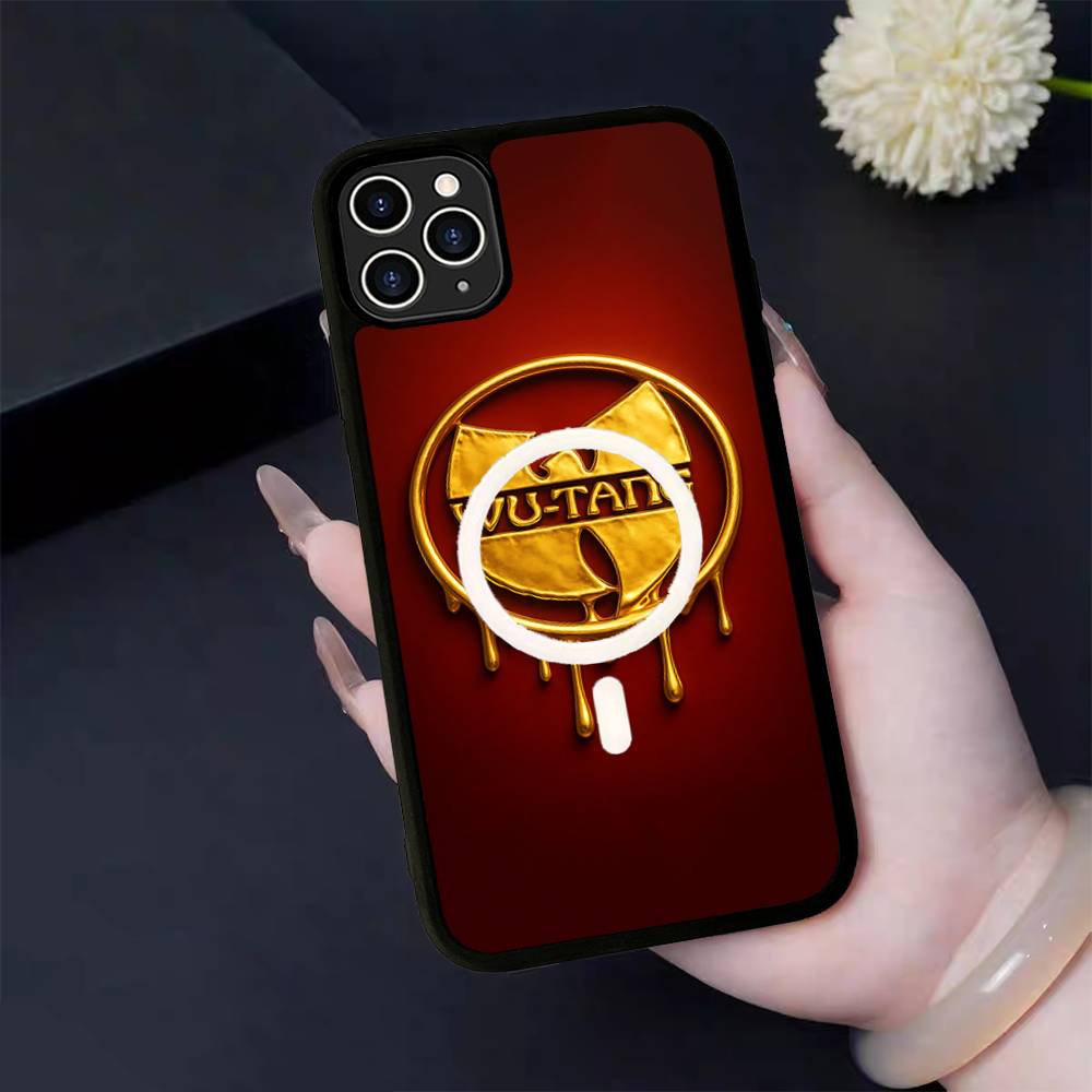 Магнитный чехол для телефона Singer W-WU-T-TANG для iPhone 16 15 14 13 12 11 17 Pro Max Plus, чехол с поддержкой беспроводной зарядки