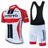 Men Women Cycling Jersey Set Short Sleeve Quick Dry Breathable Bike Apparel Road Mountain Riding