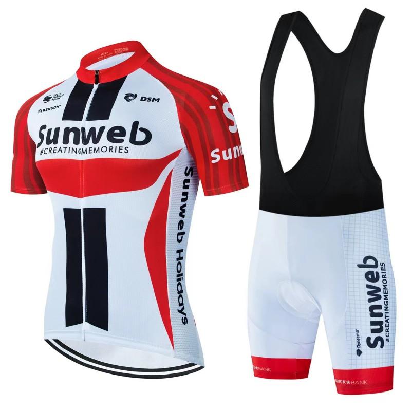 Men Women Cycling Jersey Set Short Sleeve Quick Dry Breathable Bike Apparel Road Mountain Riding