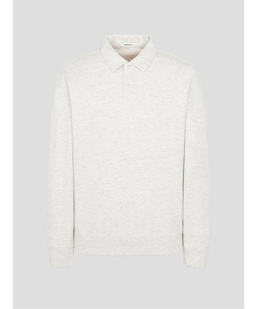 Свитшот с воротником Binpolmen Double Knit Цвет: Слоновая кость