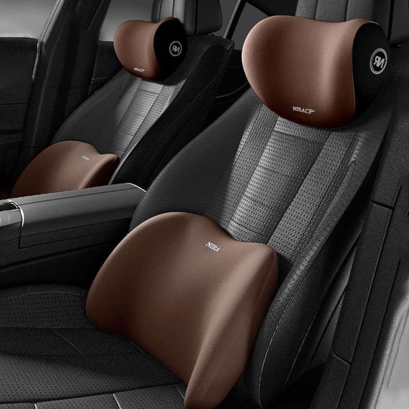 1 шт. подушка для шеи из пены с эффектом памяти, защитная поддержка поясницы, дышащая подушка для подголовника автомобиля, снимающая стресс, подушка для сиденья автомобиля